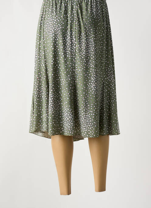 Fustă midi verde OMC femeie