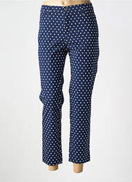 Pantalon 7/8 țesătură poplin mărime normală albastru WALTRON femeie