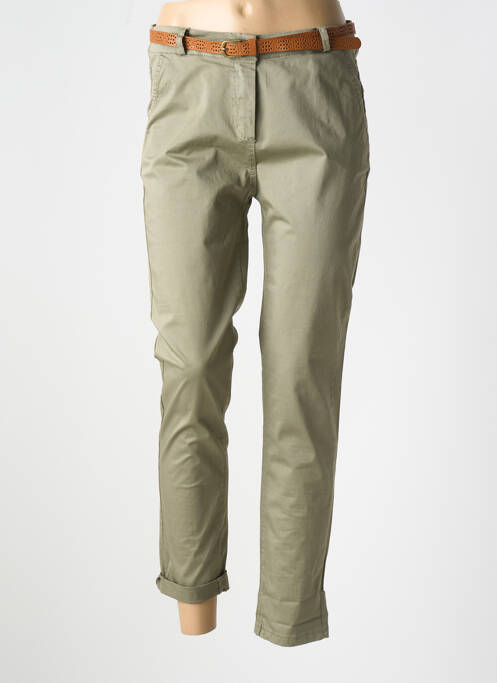 Pantalon chino verde LA PETITE NÎMOISE femeie