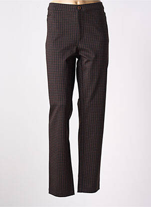 Pantalon slim elasticitate mărime normală maro WALTRON femeie