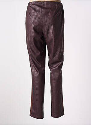 Pantalon slim elasticitate mărime normală maro IMPULSION femeie