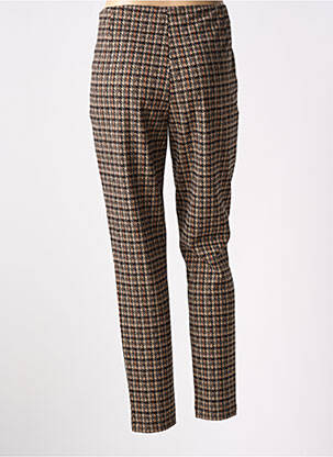 Pantalon 7/8 talie înaltă talie înaltă maro LCDN femeie