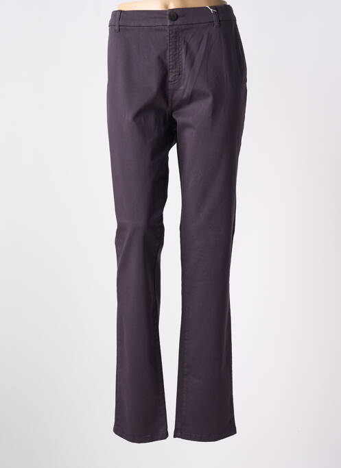 Pantalon chino violet TBS femeie