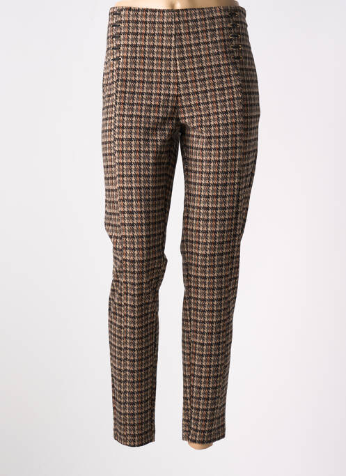 Pantalon 7/8 maro LCDN femeie