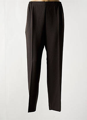 Pantalon slim talie elastică mărime normală negru ATLANTA femeie