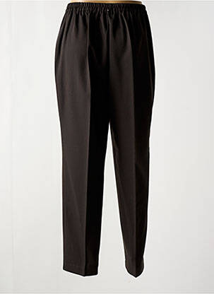 Pantalon slim talie elastică mărime normală negru ATLANTA femeie
