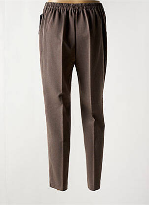 Pantalon slim talie elastică mărime normală gri ATLANTA femeie