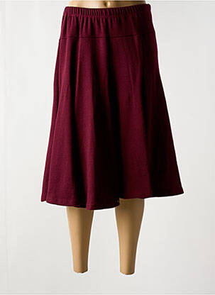 Fustă midi roșu VETI STYLE femeie