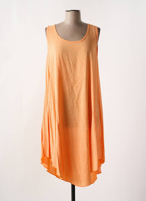 Rochie scurtă portocaliu LA PETITE NÎMOISE femeie