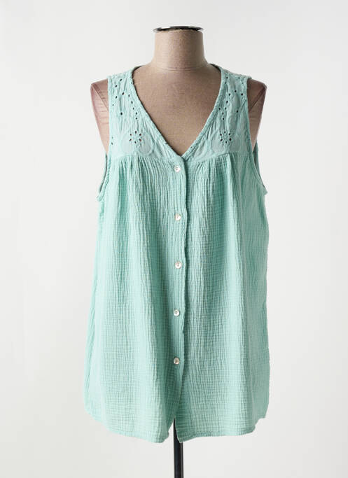 Top verde LA PETITE NÎMOISE femeie