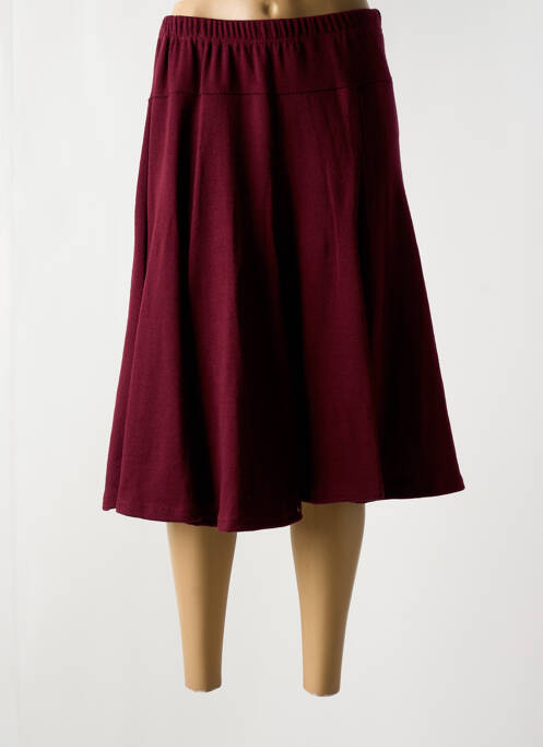 Fustă midi roșu VETI STYLE femeie