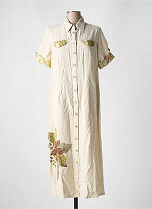 Rochie midi bej JAC JAC femeie