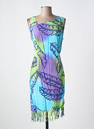 Rochie midi albastru GARUDA GARUZO femeie