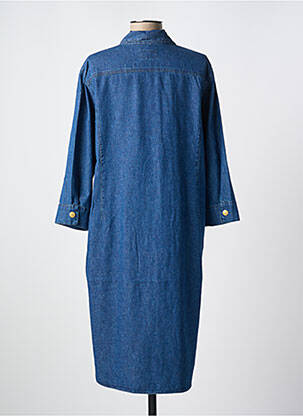Rochie midi mâneci lungi mâneci lungi albastru PANDOLFI femeie