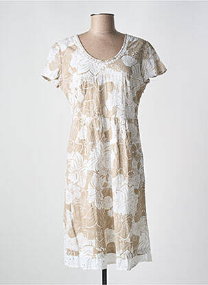 Rochie midi bej JAC JAC femeie