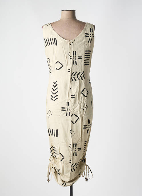 Rochie midi bej GARUDA GARUZO femeie