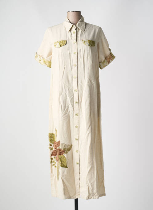 Rochie midi bej JAC JAC femeie