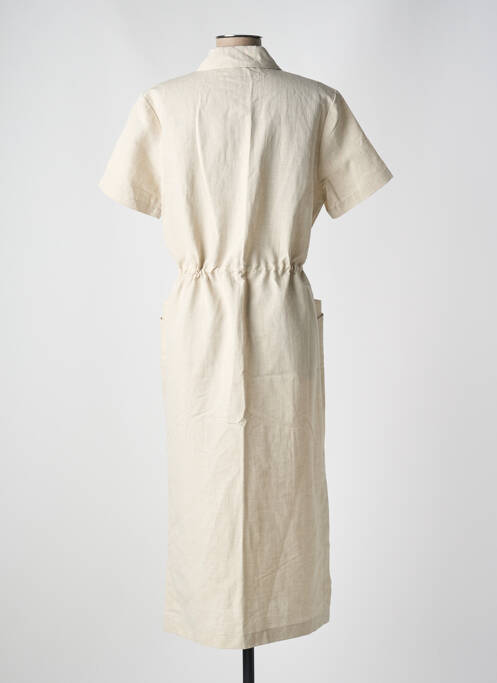 Rochie lungă bej PANDOLFI femeie