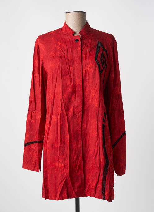 Tunică mâneci lungi roșu GARUDA GARUZO femeie