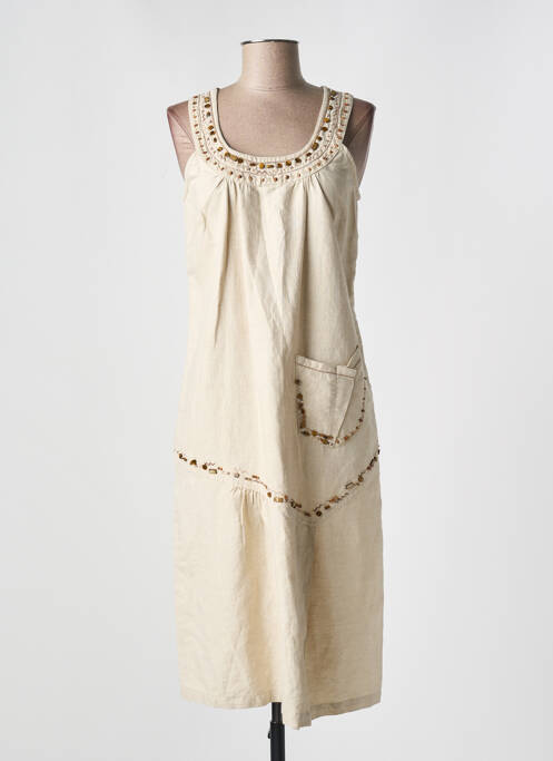 Rochie midi bej JAC JAC femeie