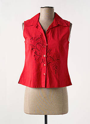 Vestă fără mâneci roșu JAC JAC femeie