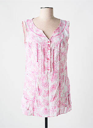 Tunică fără mâneci roz JAC JAC femeie