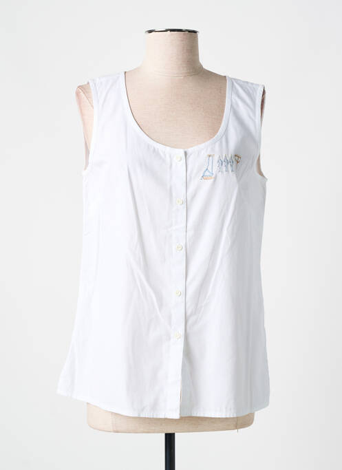 Cămașă alb LES MARINS DE JAC JAC femeie