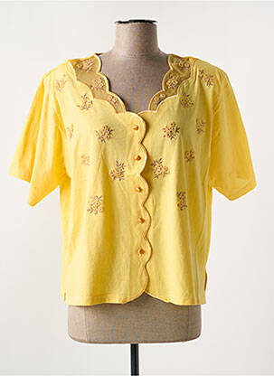 Cămașă galben L'AUTRE MAILLE femeie