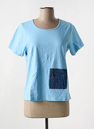 Tricou albastru LES MARINS DE JAC JAC femeie