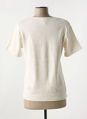 Tricou elasticitate mâneci scurte bej LES MARINS DE JAC JAC femeie