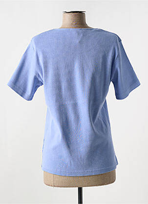 Tricou elasticitate mâneci scurte albastru LES MARINS DE JAC JAC femeie