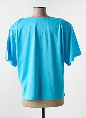 Tricou elasticitate mâneci scurte albastru ALOHA femeie