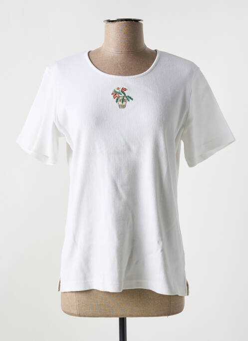 Tricou elasticitate mâneci scurte bej JAC JAC femme