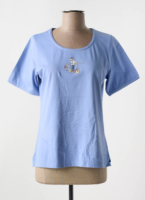 Tricou albastru LES MARINS DE JAC JAC femeie