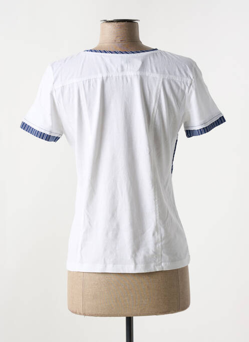 Tricou alb LES MARINS DE JAC JAC femeie