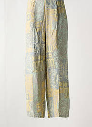 Pantalon drept talie elastică albastru JAC JAC femeie