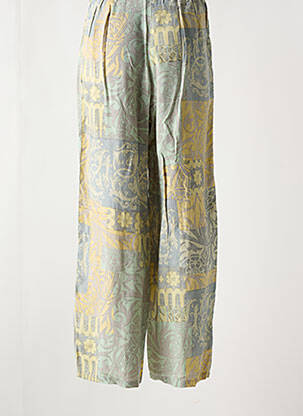 Pantalon drept talie elastică albastru JAC JAC femeie