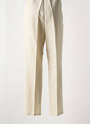 Pantalon drept buzunare bej PANDOLFI femeie