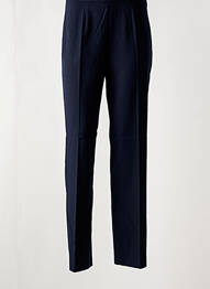 Pantalon drept buzunare albastru PANDOLFI femme