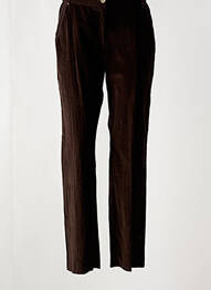 Pantalon slim buzunare maro JAC JAC femeie