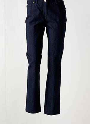 Blugi cu croială slim albastru AGATHE & LOUISE femeie