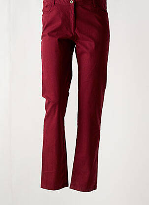 Pantalon slim buzunare roșu AGATHE & LOUISE femeie