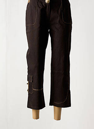 Pantalon trei sferturi maro JAC JAC femeie