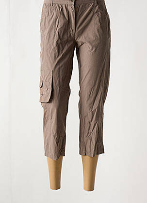 Pantalon trei sferturi maro JAC JAC femeie