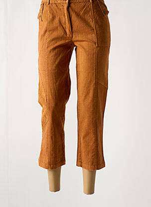 Pantalon trei sferturi buzunare portocaliu JAC JAC femeie