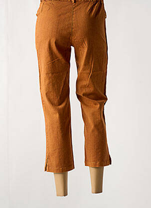 Pantalon trei sferturi buzunare portocaliu JAC JAC femeie
