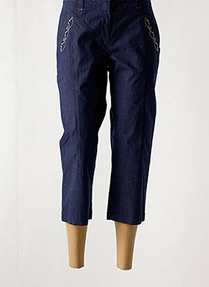 Pantalon trei sferturi albastru JAC JAC femeie