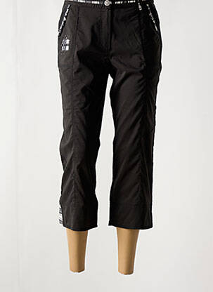 Pantalon trei sferturi buzunare negru JAC JAC femeie