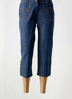 Pantalon trei sferturi albastru JAC JAC femeie