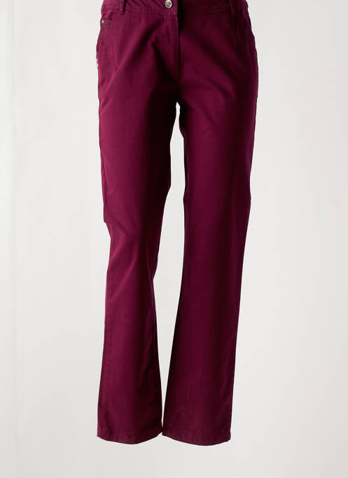 Pantalon drept violet JAC JAC femeie